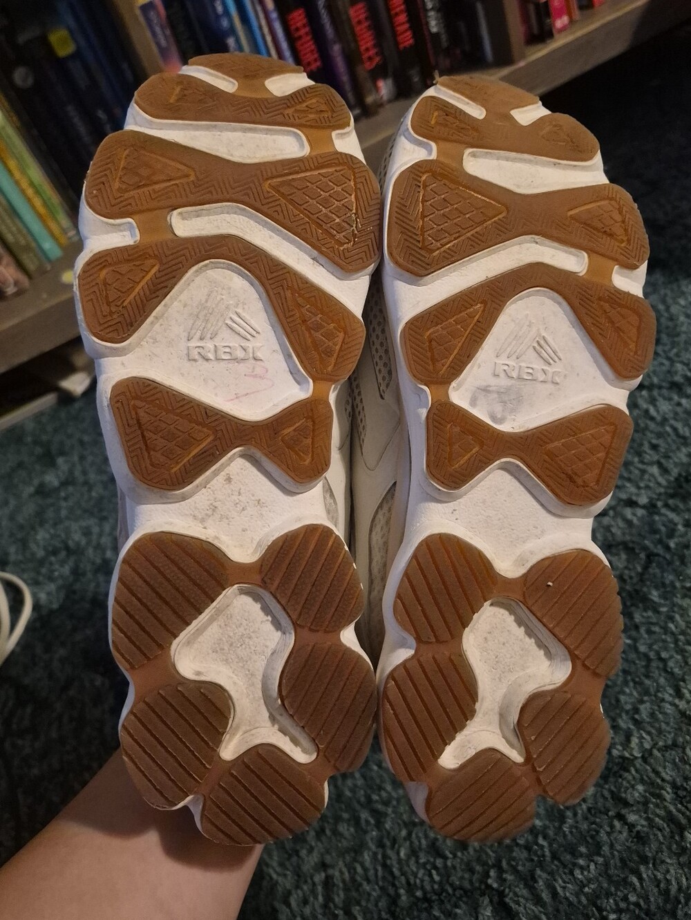 RBX Braton-M Running Athletic Shoes Gray Beige White Size 8.5 - Picture 9 of 14